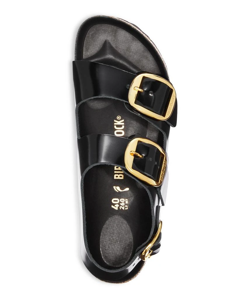 Birkenstock Women's Milano High Shine Big Buckle Sandals 7