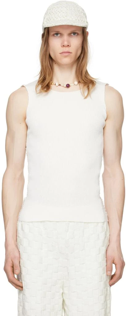 Isa Boulder SSENSE Exclusive White Float Tank Top 1