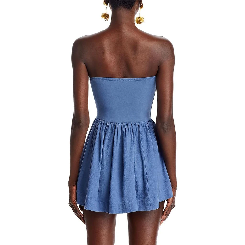 Free People Womens Mini Drop Waist Fit & Flare Dress 2