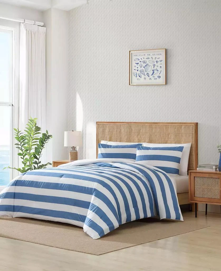 Tommy Bahama CLOSEOUT! Awning Stripe 3 Piece Duvet Cover Set 8
