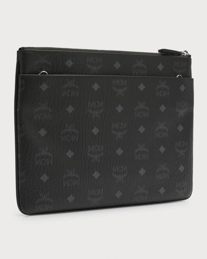 MCM Medium Logo Crossbody Pouch Bag 6