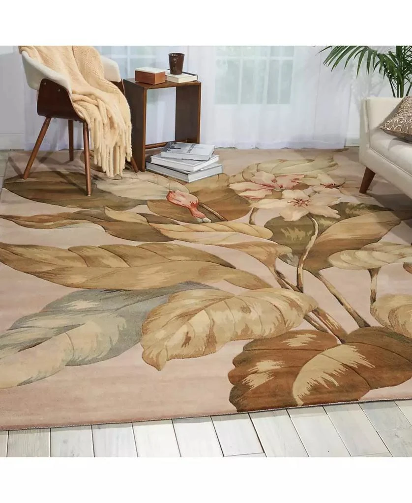 Nourison Tropics TS04 Beige 3'6" x 5'6" Area Rug 3