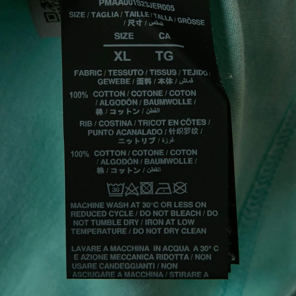 Palm Angels Palm Angels Gnawed Blue Shark Print Cotton T-Shirt XL 5