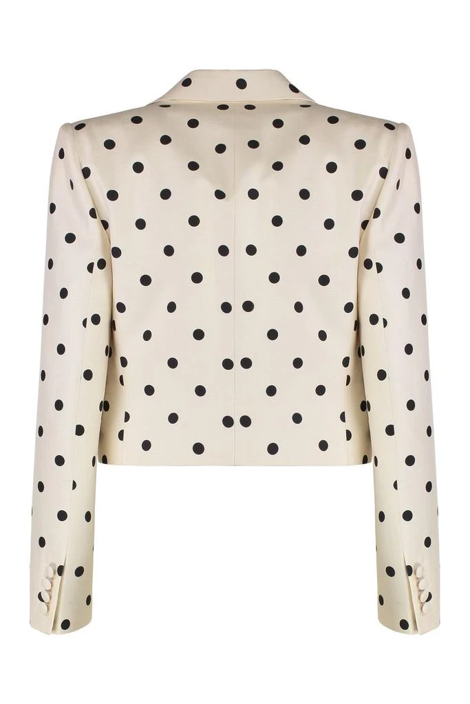 Valentino SHANTUNG JACKET WITH PLUDEPOIS PRIN 2