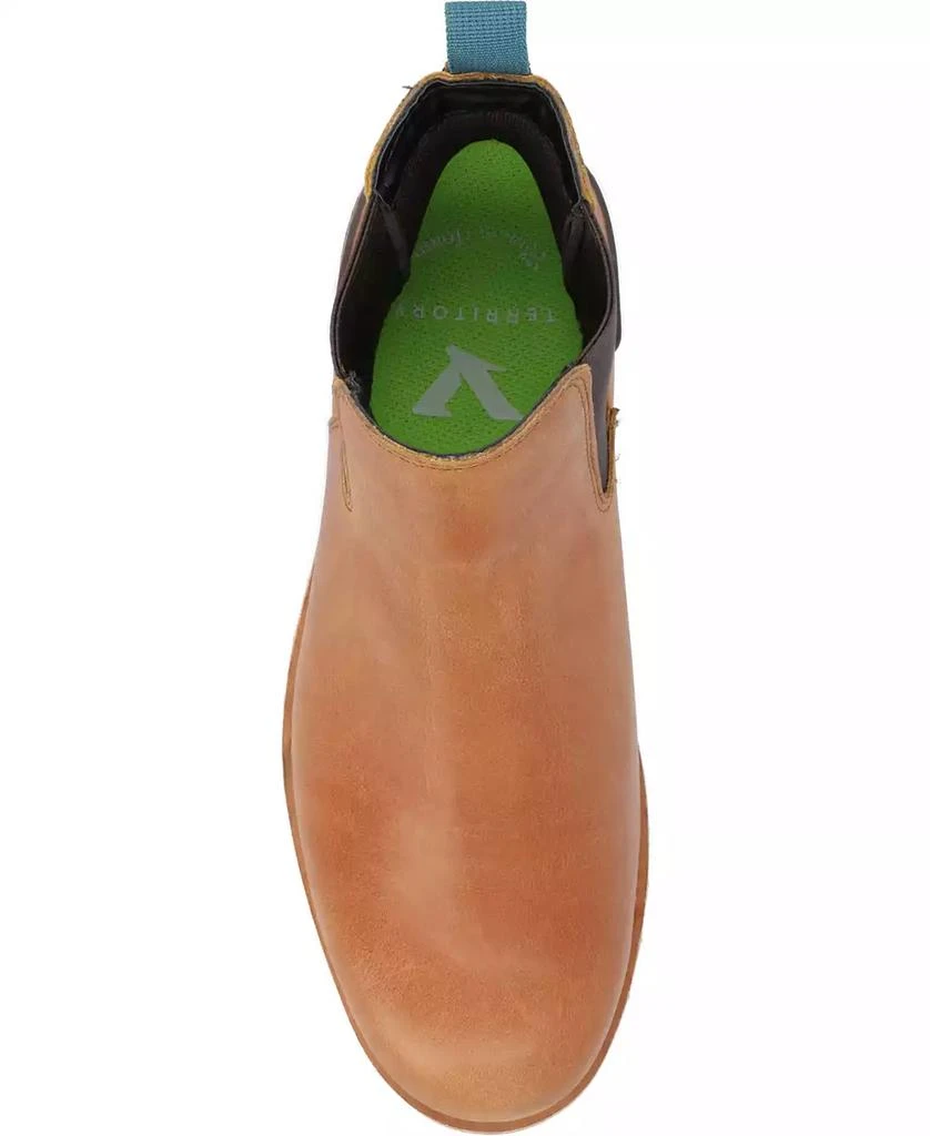 Territory Men's Yellowstone Tru Comfort Foam Pull-On Water Resistant Chelsea Boots 4