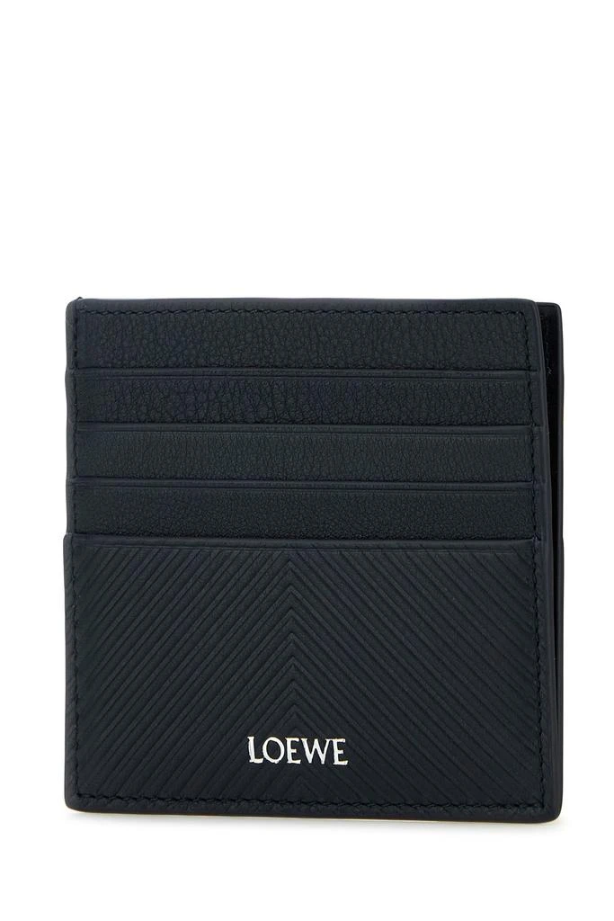Loewe Navy blue leather card holder 1