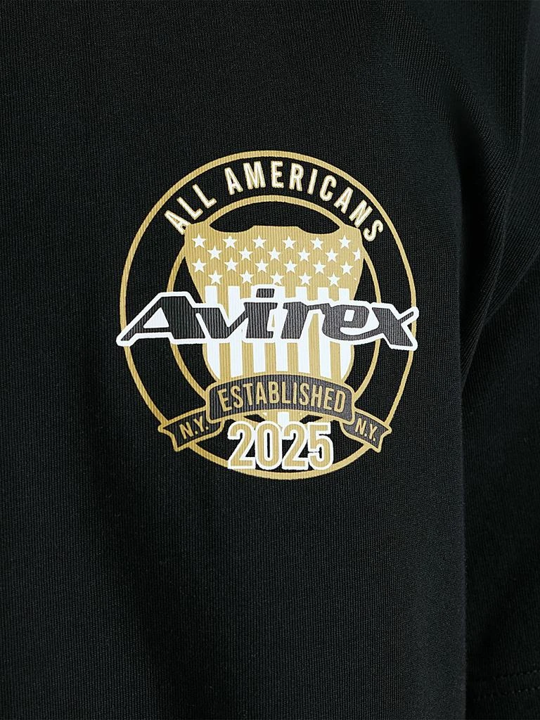 Avirex 50th Anniversary Gold Embroidered T-Shirt 6