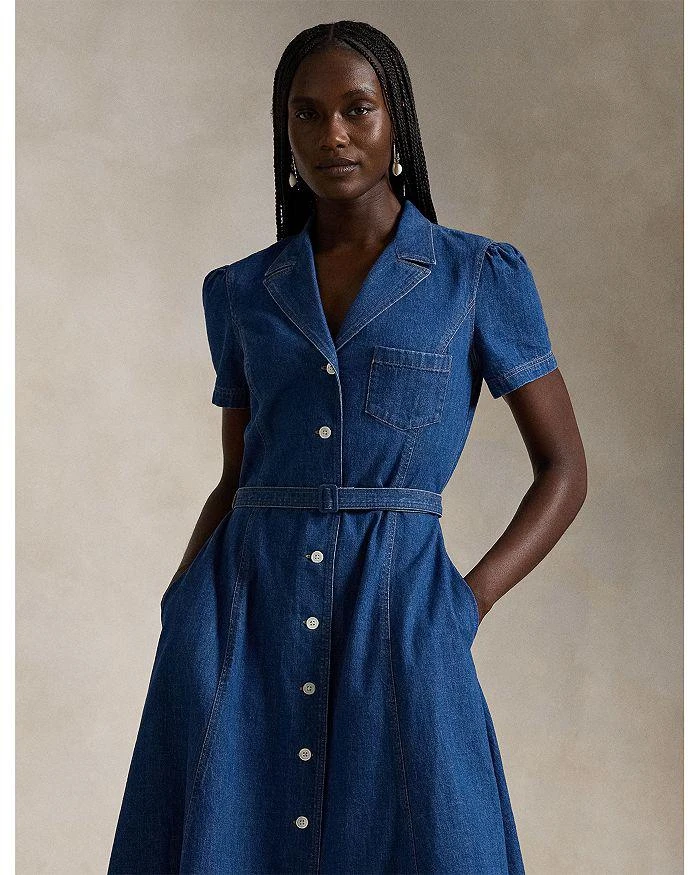 Ralph Lauren Ralph Lauren Buttoned Denim Midi Dress 4