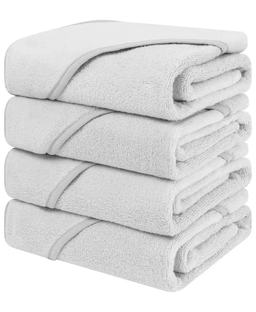 American Soft Linen Baby Hooded Bath Towel Set, 4-Pieces 3