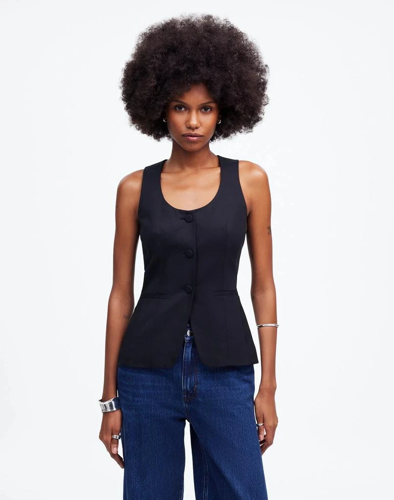 Madewell Scoopneck Cutaway Vest