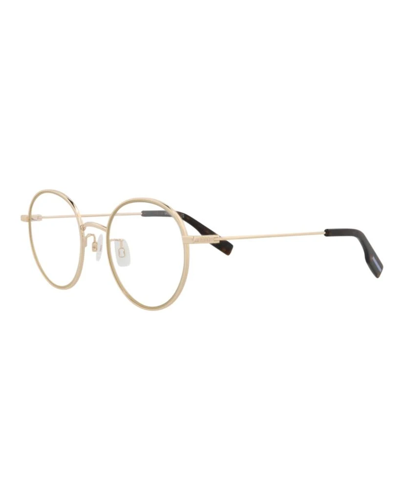 Alexander McQueen Round-Frame Metal Optical Frames 2