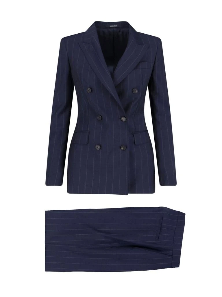 TAGLIATORE Parigi Double-Breasted Suit – Blue