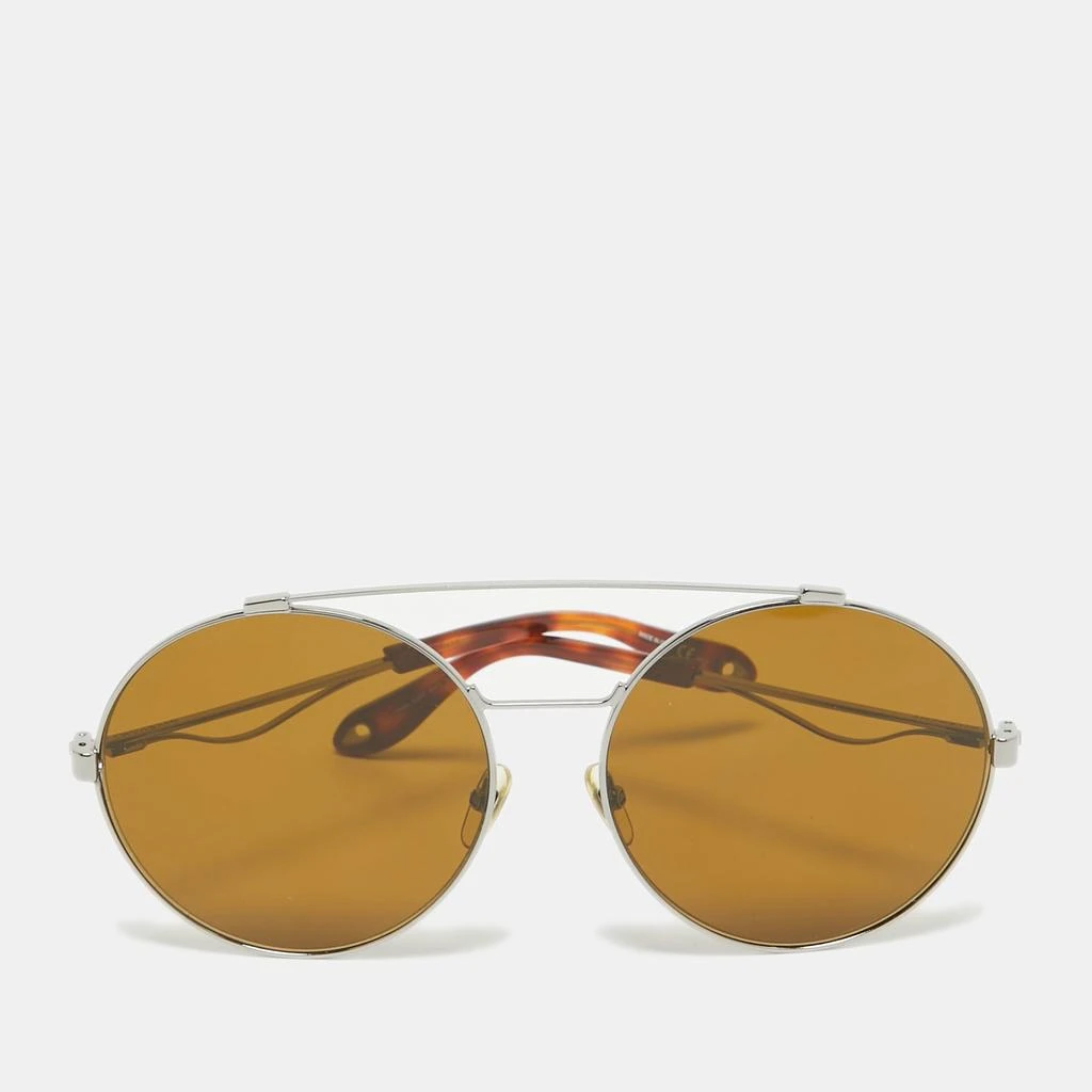 Givenchy  Brown/silver Tone Gv 7048/s Run Away Round Sunglasses 1