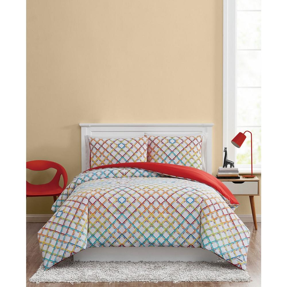 Crayola Happy Plaid 2 Piece Comforter Set