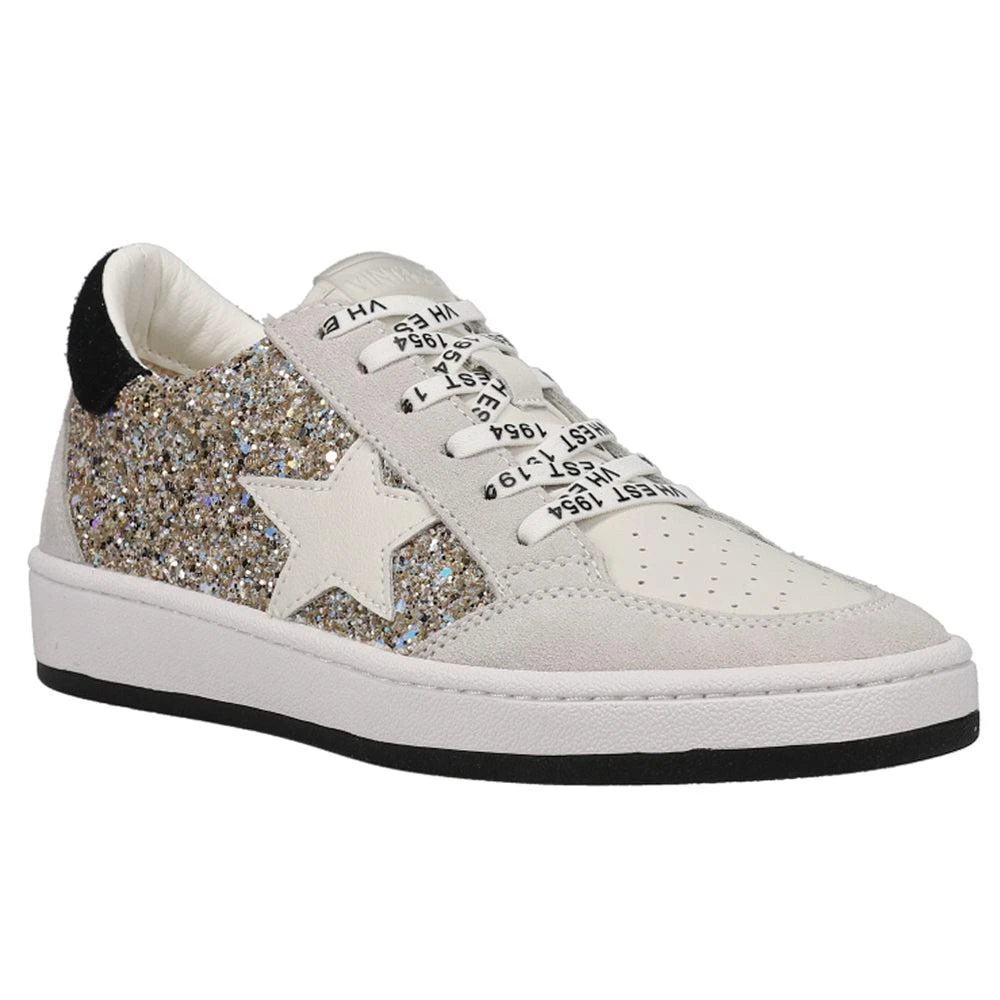 Vintage Havana Kristen Glitter Lace Up Sneakers 2