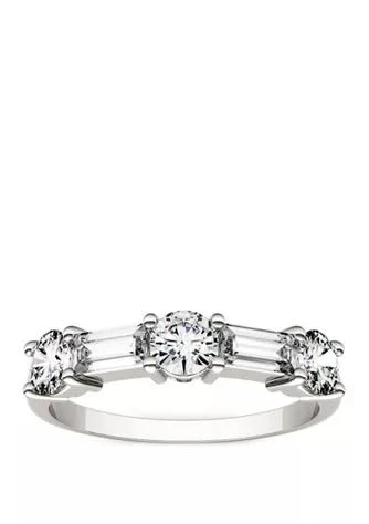 Charles & Colvard Lab Created Moissanite Stackable Band