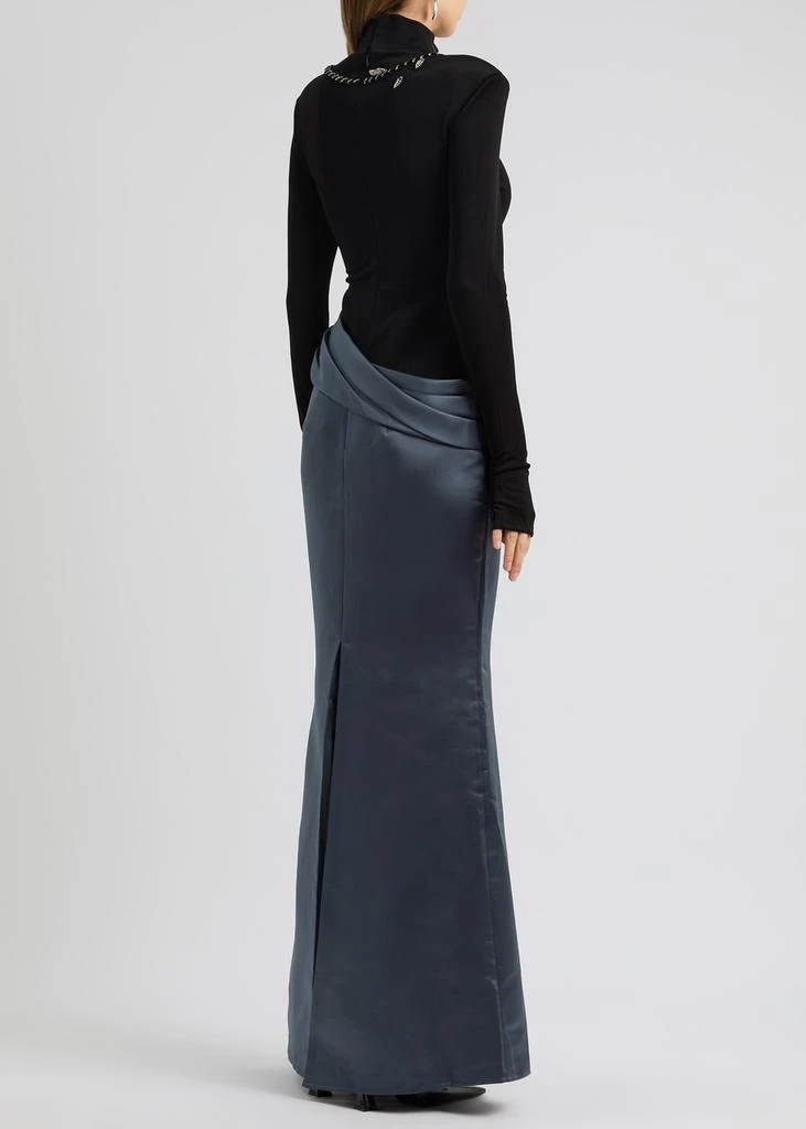 Nafsika Skourti The Eden Trophy embellished satin and jersey gown 3