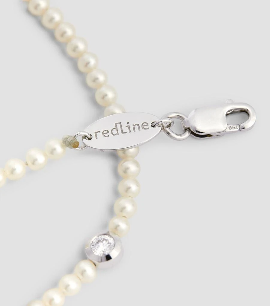 Redline White Gold, Diamond and Pearl Bébé Pure Bracelet 5
