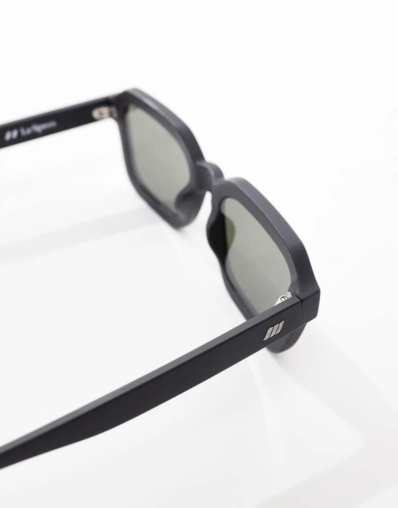 Le Specs Le Specs impossible square sunglasses in black 4