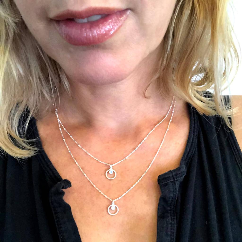 Jessica Elliot Women
s Eternity Circle Necklace