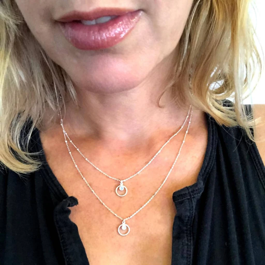 Jessica Elliot Women
s Eternity Circle Necklace 2