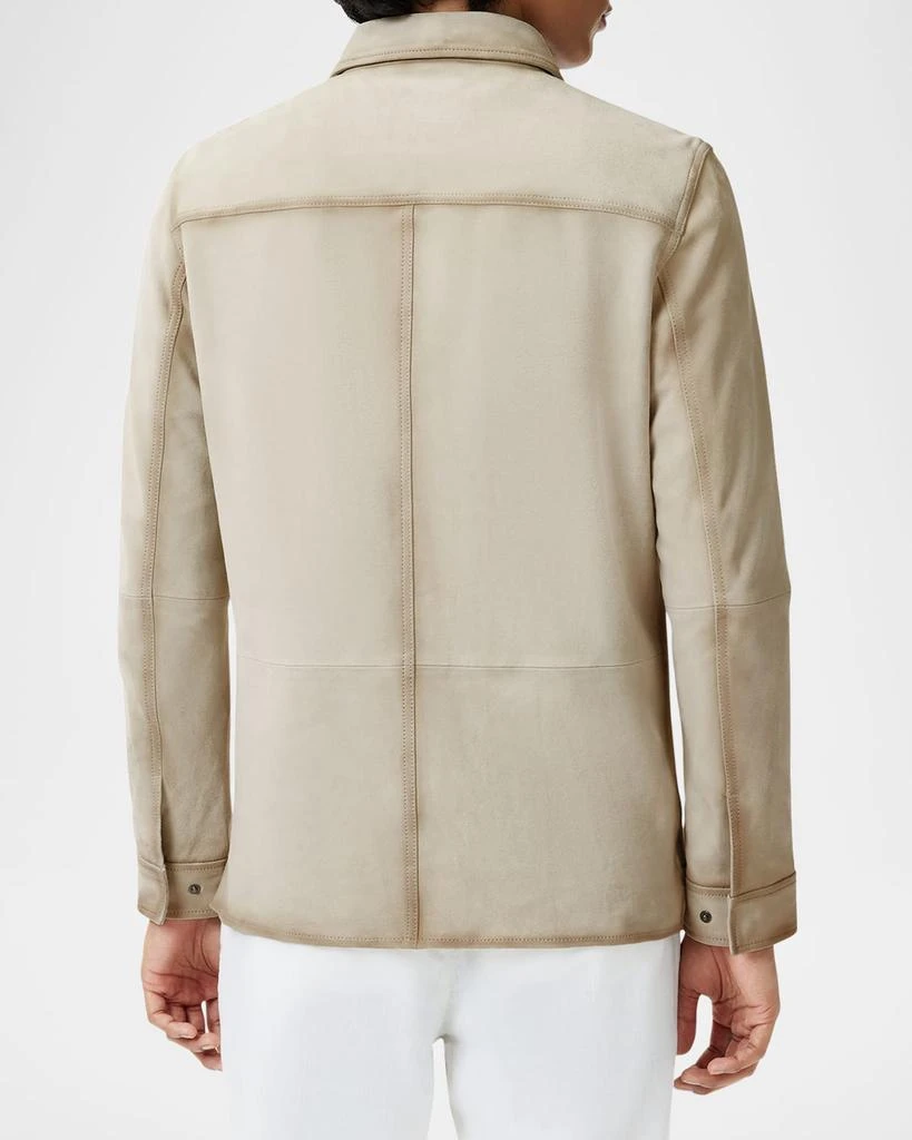 John Varvatos Men's Izzy Suede Shirt Jacket 3