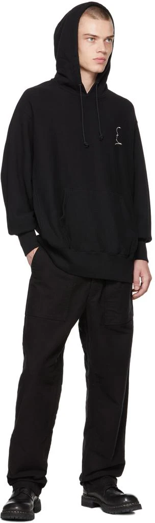 UNDERCOVER Black Embroidered Hoodie 4