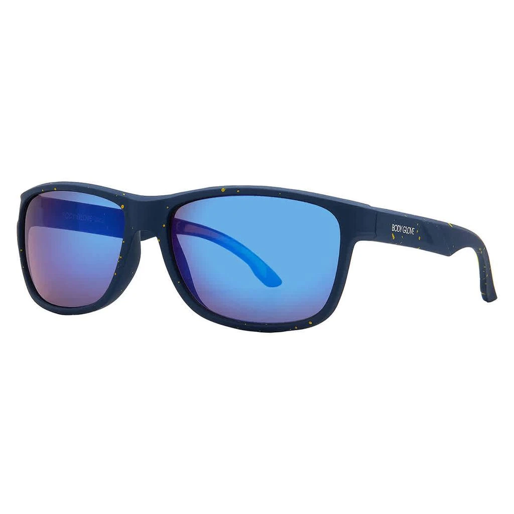 Body Glove BG 25 402 MULTI MIR HYD Blue Rectangular Unisex Sunglasses 10269697.LTS MULTI MIR HYD 2