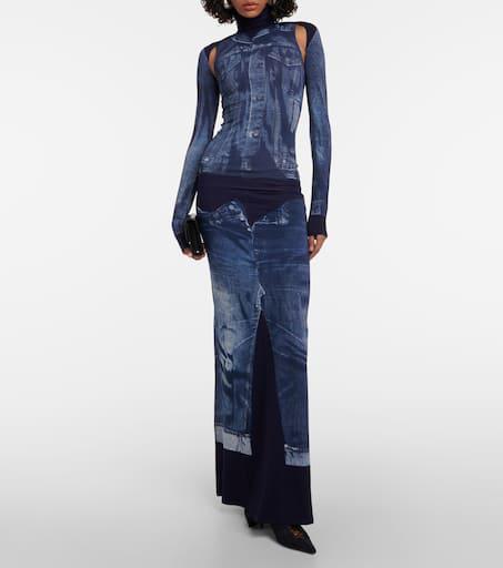 Jimmy Choo 'x Jean Paul Gaultier Corset slingback pumps