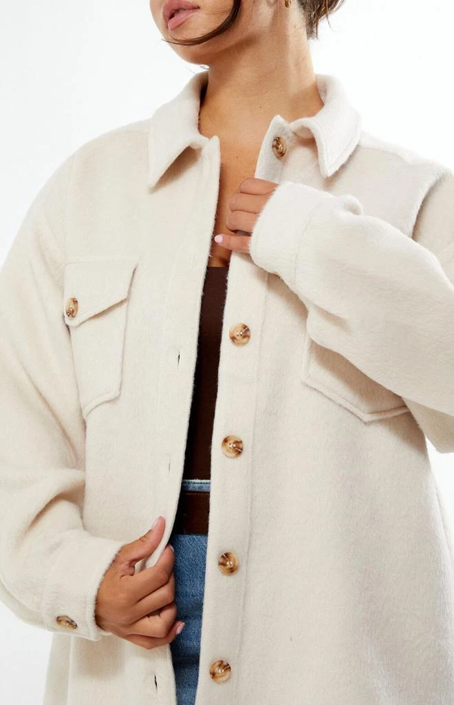 PacSun Off White Shacket 2