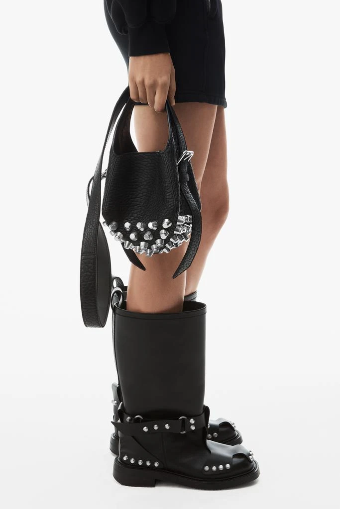Alexander Wang rex small bucket bag in lambskin leather 3