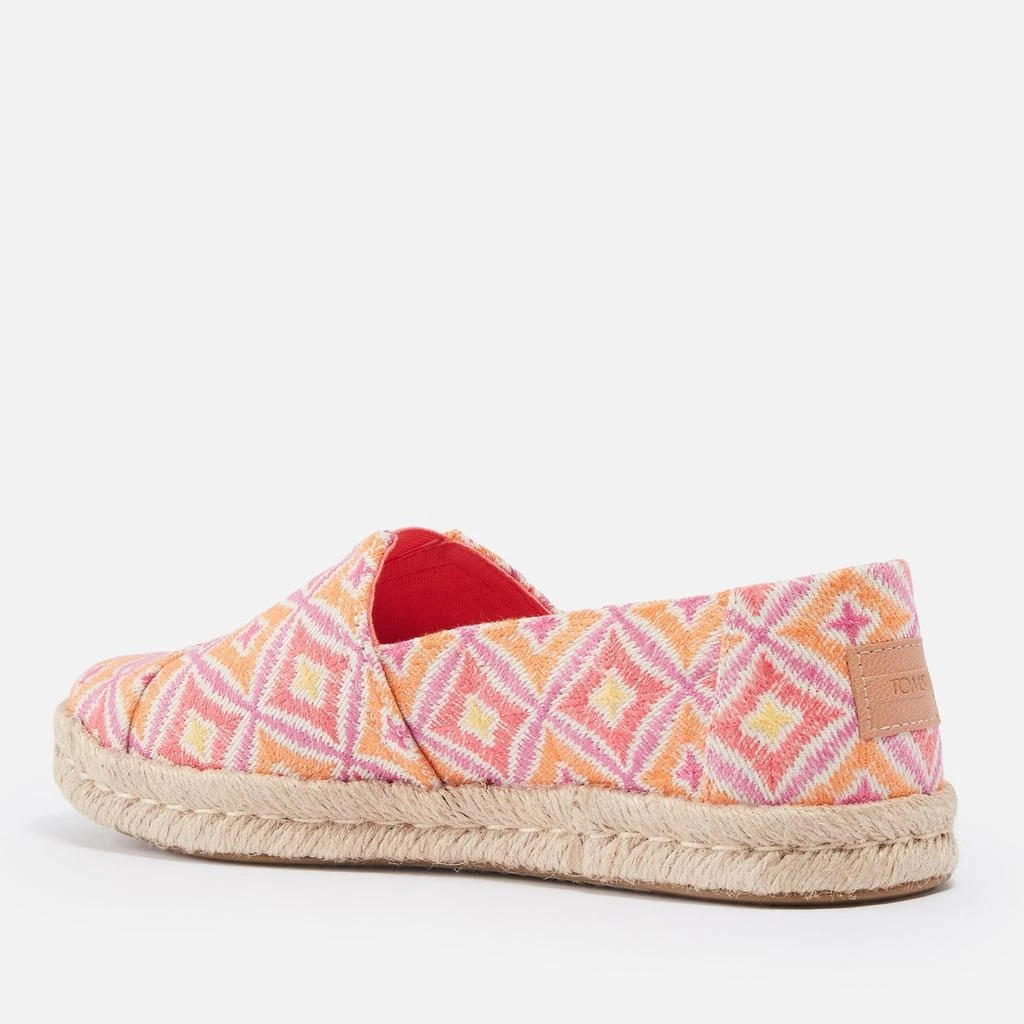 TOMS TOMS Women's Alpargata 2.0 Harlequin Canvas Espadrilles 2