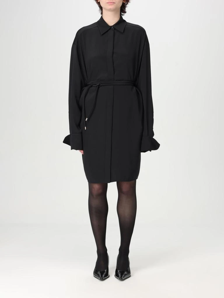 sportmax black dress Sportmax // Crocheted Fringe Dress – VSP Consignment