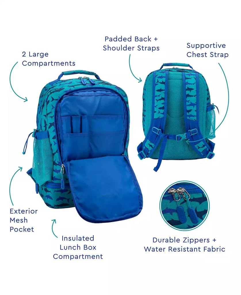 Bentgo 2-in-1 Backpack 
Insulated Lunch Bag - Shark 7