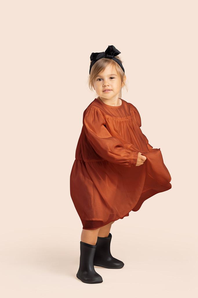 Omamimini Girls Special Occasion Layered Organza Dress