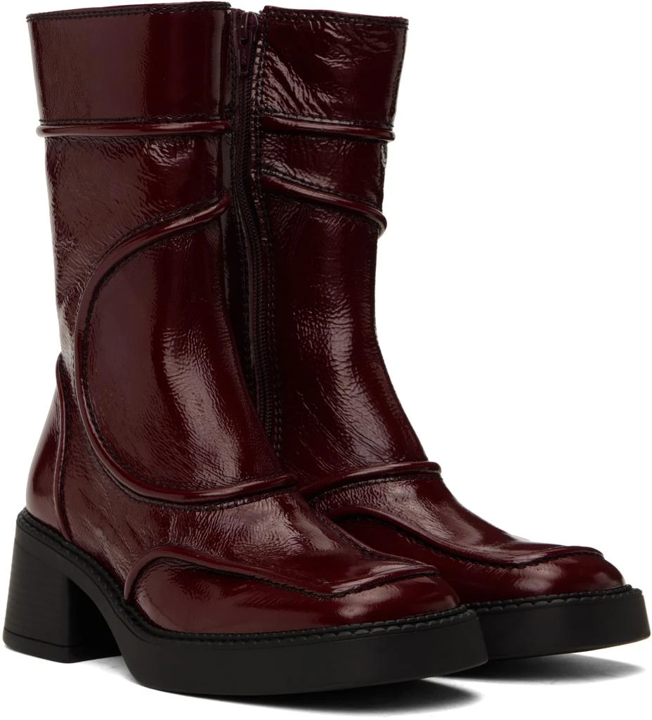MIISTA Burgundy Malene Boots 4