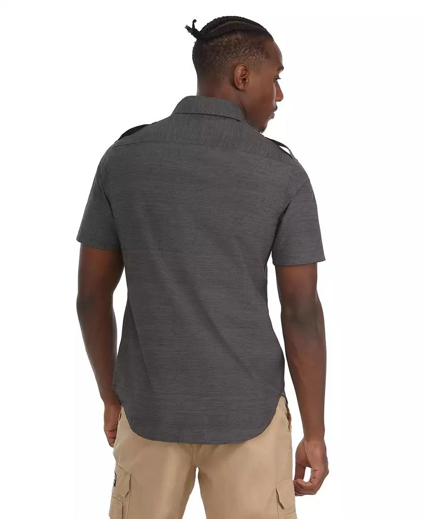 Ecko Unltd Men's Sweat Short Sleeve Woven Shirt 3