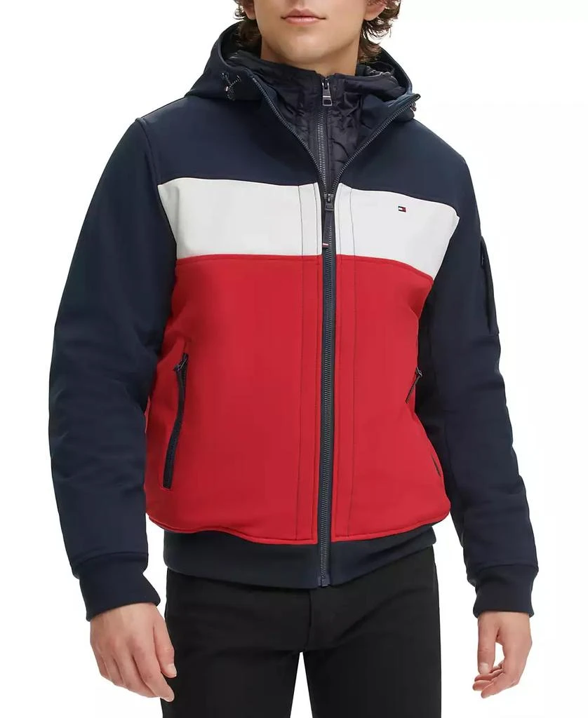 Tommy Hilfiger Men's Hoodie Bomber Combo Jacket 1