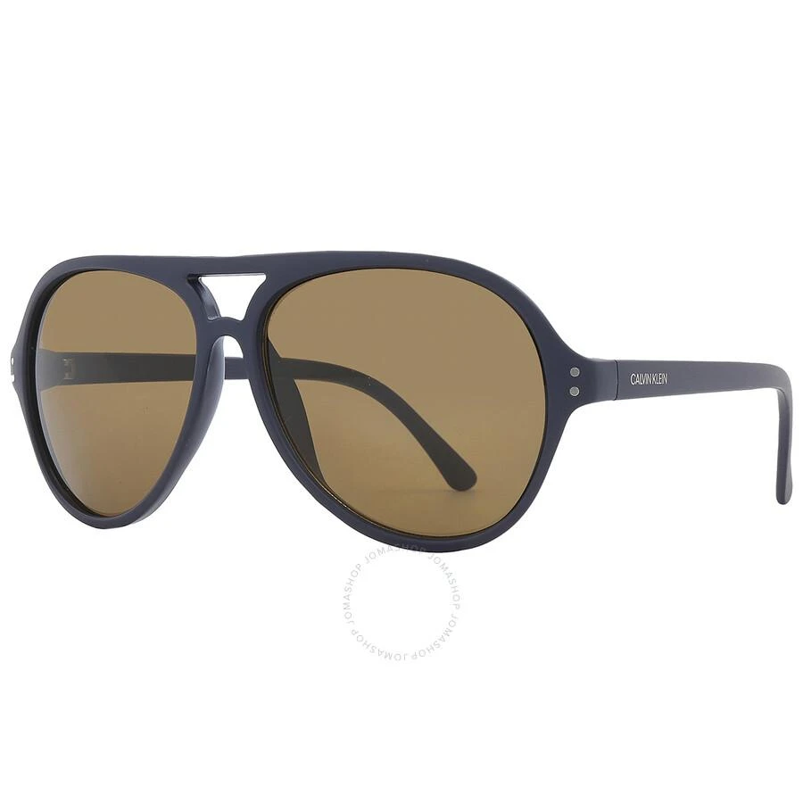 Calvin Klein Brown Pilot Men's Sunglasses CK19532S 410 58 3