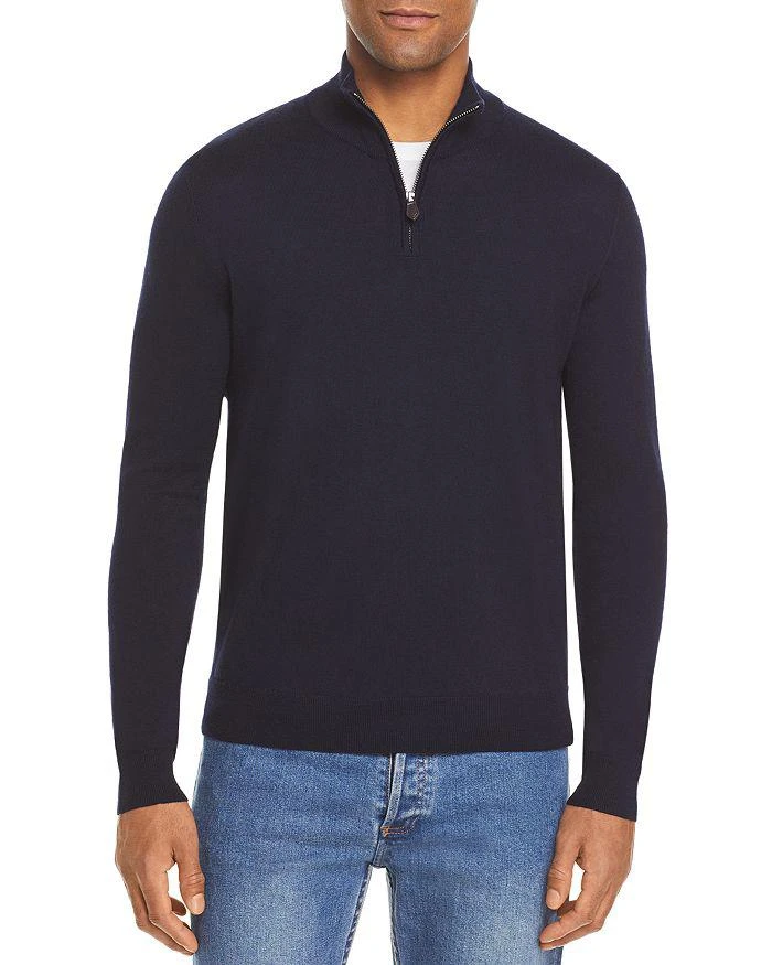 The Men's Store at Bloomingdale's Quarter-Zip Merino Sweater - Exclusive 1