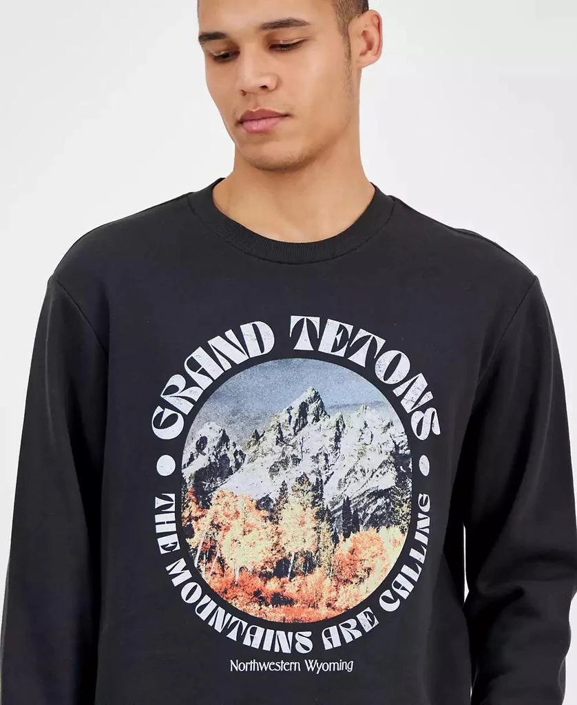 Sun + Stone Men's Grand Tetons Crewneck Sweatshirt, Exclusively at Macy's 2