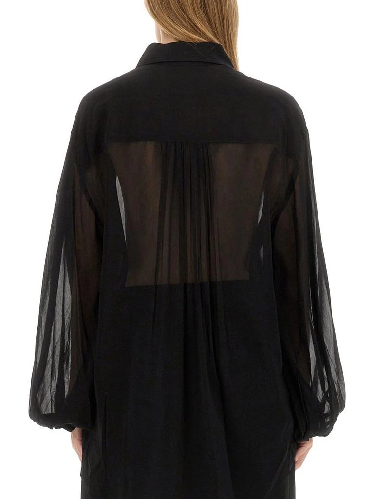 Khaite Khaite Long-Sleeved Sheer Top 2
