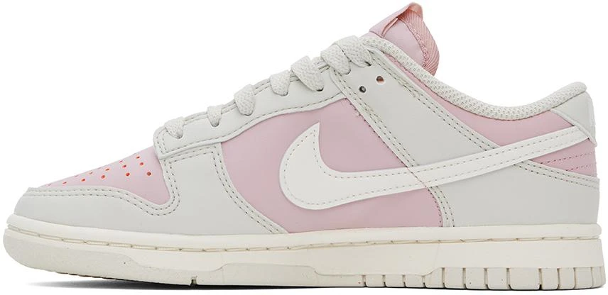 NIKE Purple & Gray Dunk Low Sneakers 3