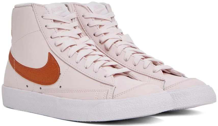 NIKE Pink Blazer '77 ESS Mid Sneakers 4