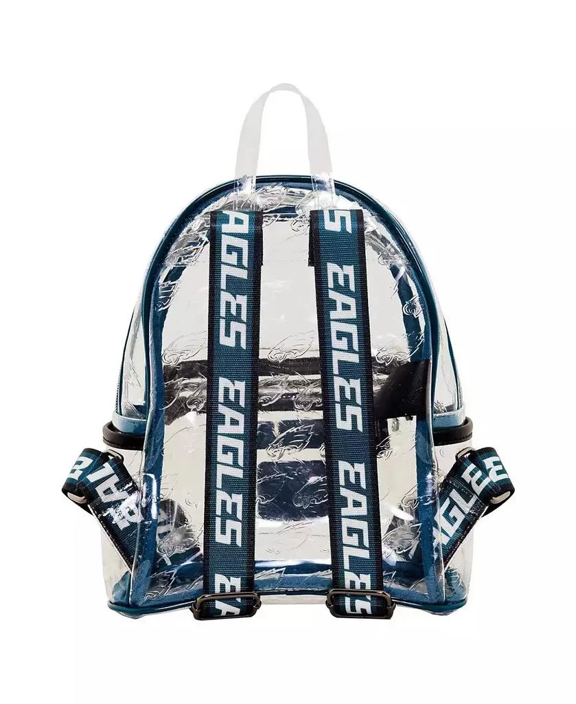 Loungefly Men's and Women's Philadelphia Eagles Clear Mini Backpack 4