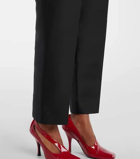 Khaite Cam wool and silk faille straight pants 5