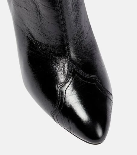 Isabel Marant Dytho crinkled leather ankle boots 6