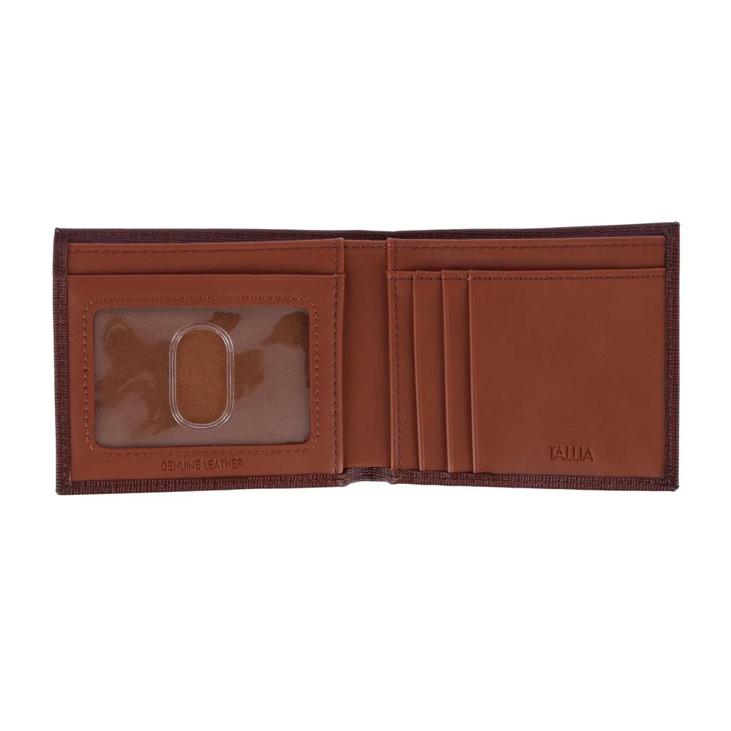 Tallia Men's Burnished Leather Bifold Wallet 3