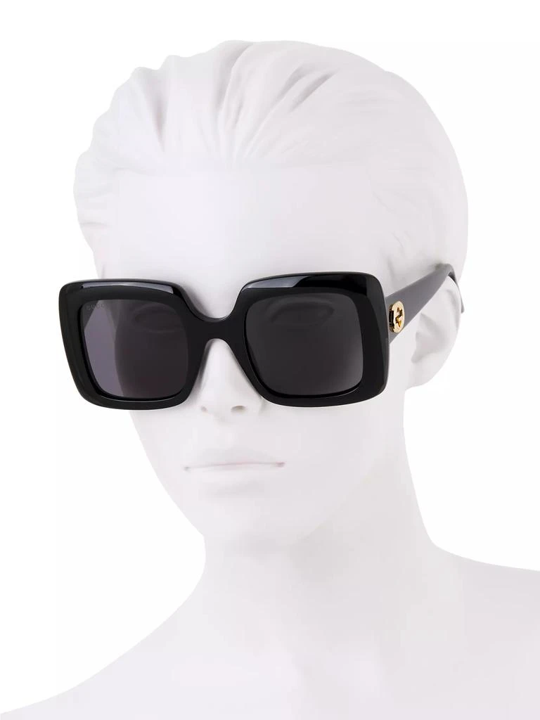 Gucci 52MM Rectangular Squared Sunglasses 3