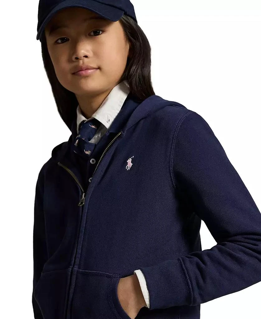 Ralph Lauren Girls' 7-16 French Terry Full-Zip Hoodie 4